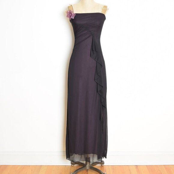 vintage Y2K prom dress City Triangles fairy whimsigoth fairycore long party XS - Picture 1 of 9